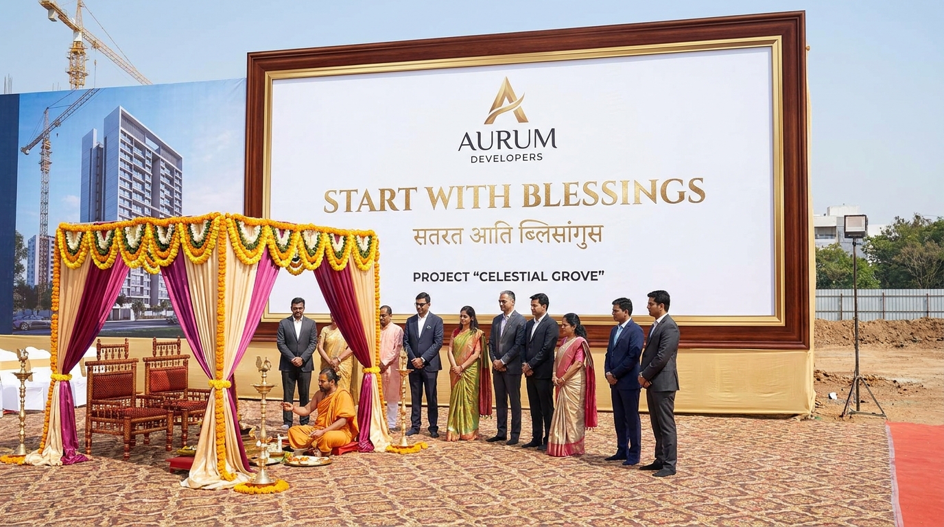 bhumi puja in bangalore by north indian pandit for plot and construction site