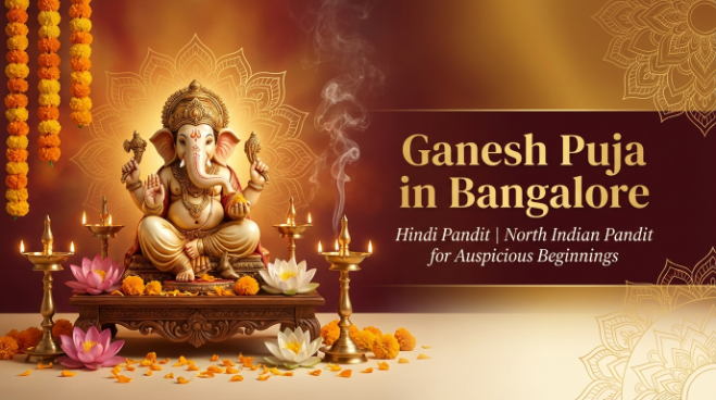 ganesh puja in bangalore by north indian pandit for home and office