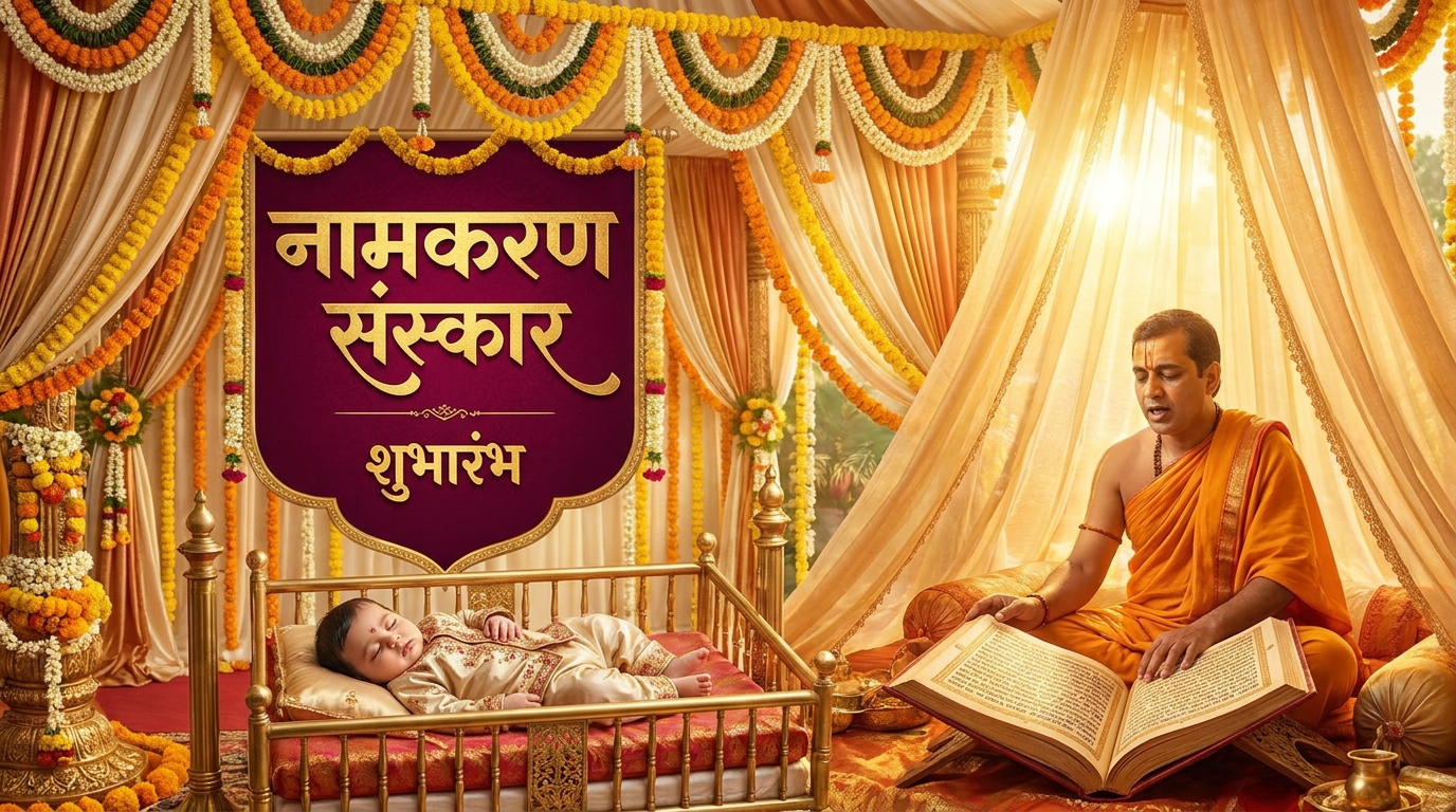 namkaran puja in bangalore by north indian pandit for baby naming ceremony