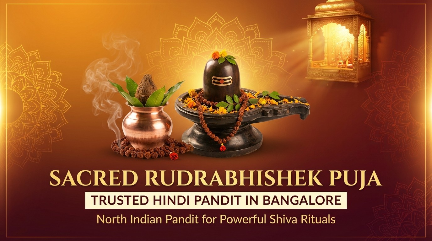 rudrabhishek and mahamrityunjay jaap in bangalore by north indian pandit