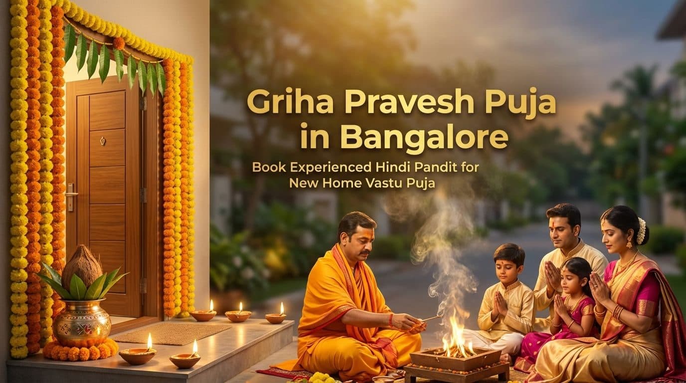 Hindi & North Indian Pandit in Whitefield Bangalore | Doorstep Puja Booking