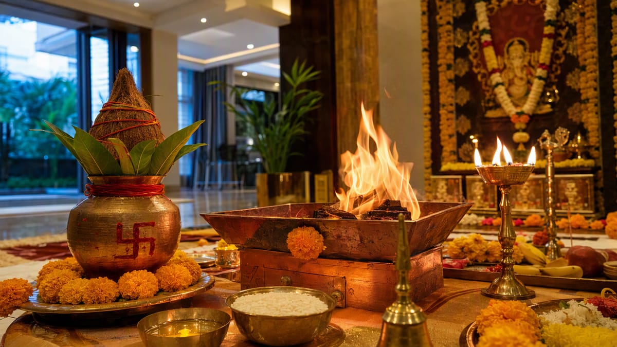 Vastu Shanti Puja in Bangalore by North Indian Vedic Pandit